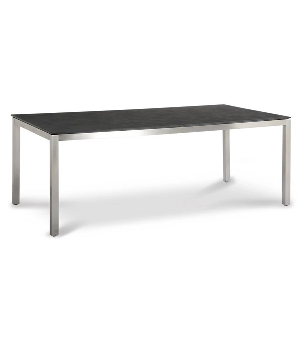 Best Tisch Marbella, Edelstahl, Schwarz, Ca. B210/H76/T100 Cm 3 Best Tisch Marbella, Edelstahl, Schwarz, Ca. B210/H76/T100 Cm