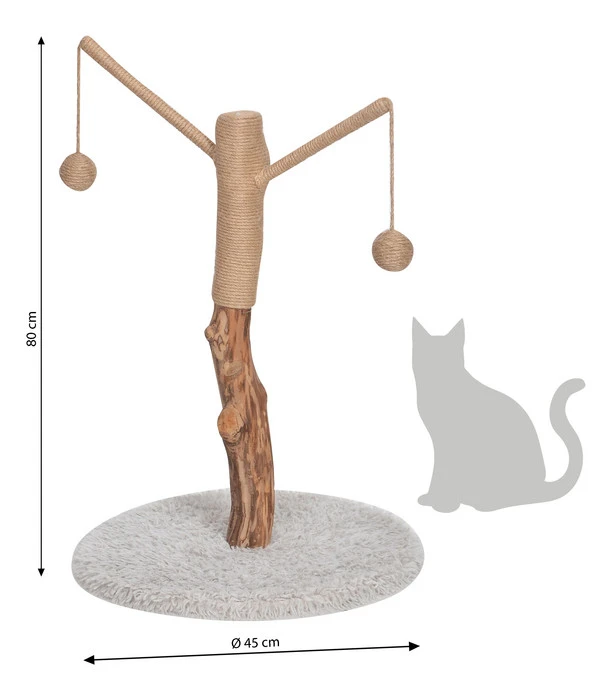 Dehner Premium Lovely Natur-Kratzbaum Auspowern & Ausspannen 5 Dehner Premium Lovely Natur-Kratzbaum Auspowern & Ausspannen – Bild 3