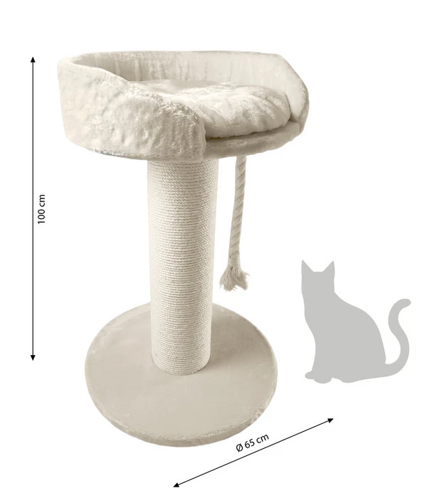 Dehner Lieblinge Kratzbaum Aurelio, Ca. B65/H100/T65 Cm 5 Dehner Lieblinge Kratzbaum Aurelio, Ca. B65/H100/T65 Cm – Bild 3