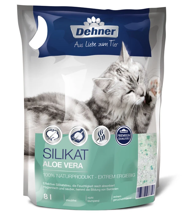 Dehner Premium Katzenstreu Silikat Mit Aloe Vera 3 Dehner Premium Katzenstreu Silikat Mit Aloe Vera