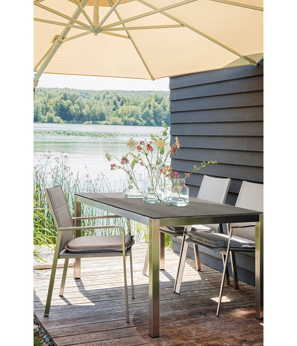 Dehner Premium Esstisch Nantes, Ca. B152/H75/T90 Cm 6 Dehner Premium Esstisch Nantes, Ca. B152/H75/T90 Cm – Bild 4