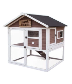 Dehner Nagerheim Happy Home Castel, Braun, Ca. B106/H108/T103 Cm