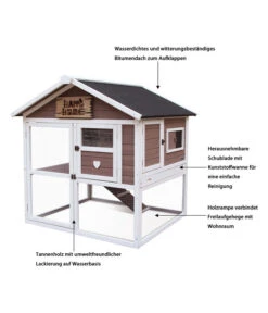 Dehner Nagerheim Happy Home Castel, Braun, Ca. B106/H108/T103 Cm 17 Dehner Nagerheim Happy Home Castel, Braun, Ca. B106/H108/T103 Cm -Garten Werk Zone 4261574 WE IG 001 Dehner HappyHomeNagerheimCastel