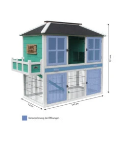 Dehner Nagerheim Happy Home Palazzo, Ca. B145/H121/T72 Cm 18 Dehner Nagerheim Happy Home Palazzo, Ca. B145/H121/T72 Cm -Garten Werk Zone 4261590 WE BG 001 DehnerHappyHomeNagerheimPalazzoMG