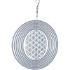 NATURE'S MELODY Windspiel Cosmo Blume Des Lebens, Ø 20 X 29,3 Cm, Silber 2 NATURE'S MELODY Windspiel Cosmo Blume Des Lebens, Ø 20 X 29,3 Cm, Silber -Garten Werk Zone 4304549 WE FS 001 WindspielCosmoBlumedesLebensWindfang