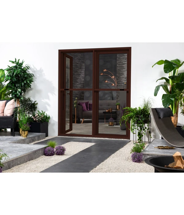 Hecht Doppel-Schiebetür Comfort, Ca. B240/H240 Cm 3 Hecht Doppel-Schiebetür Comfort, Ca. B240/H240 Cm