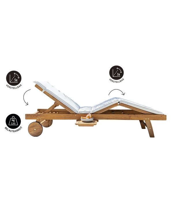 Dehner Rollliege Ravenna, Ca. B70/H89/T200 Cm 9 Dehner Rollliege Ravenna, Ca. B70/H89/T200 Cm – Bild 7