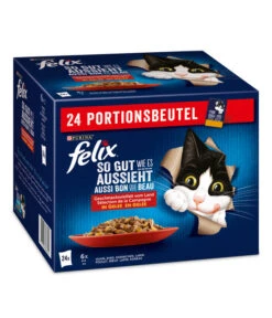 PURINA Felix® Nassfutter Für Katzen So Gut Wie Es Aussieht, 24 X 85 G