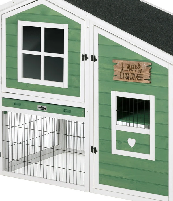 Dehner Nagerheim Happy Home Tempio, Ca. B140/H120/T78 Cm 9 Dehner Nagerheim Happy Home Tempio, Ca. B140/H120/T78 Cm – Bild 7