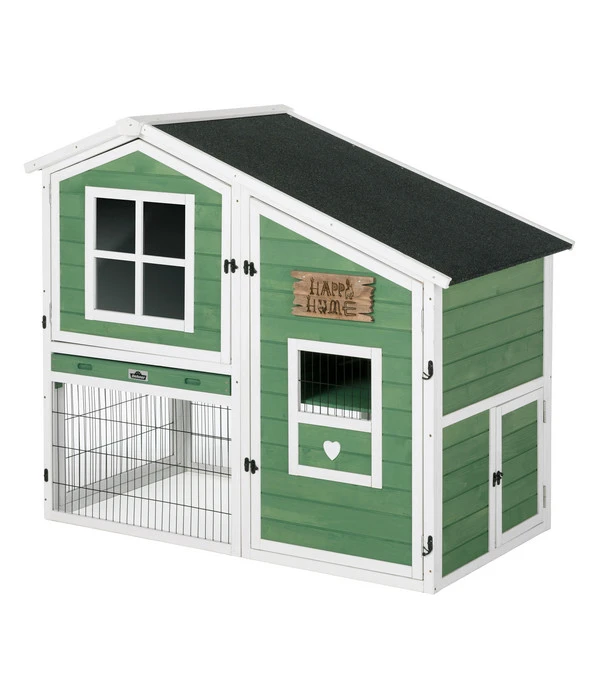 Dehner Nagerheim Happy Home Tempio, Ca. B140/H120/T78 Cm 3 Dehner Nagerheim Happy Home Tempio, Ca. B140/H120/T78 Cm