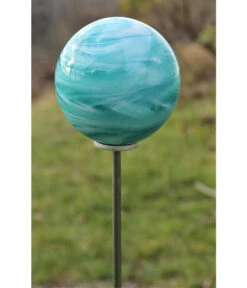 MP Glaszauber Mini-Glas-Kugel, Ca. Ø8 Cm 5 MP Glaszauber Mini-Glas-Kugel, Ca. Ø8 Cm -Garten Werk Zone 4475406 PR MO 001 PolczerMiniGlaskugelJade8cm