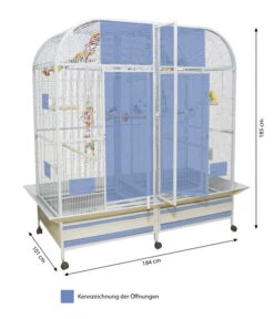 Montana Vogelvoliere Palace II, Platinum 7 Montana Vogelvoliere Palace II, Platinum -Garten Werk Zone 4483251 WE BG 001 VolierePalaceIiFuerVoegelPlatinumVolierePalaceIiPlatinum