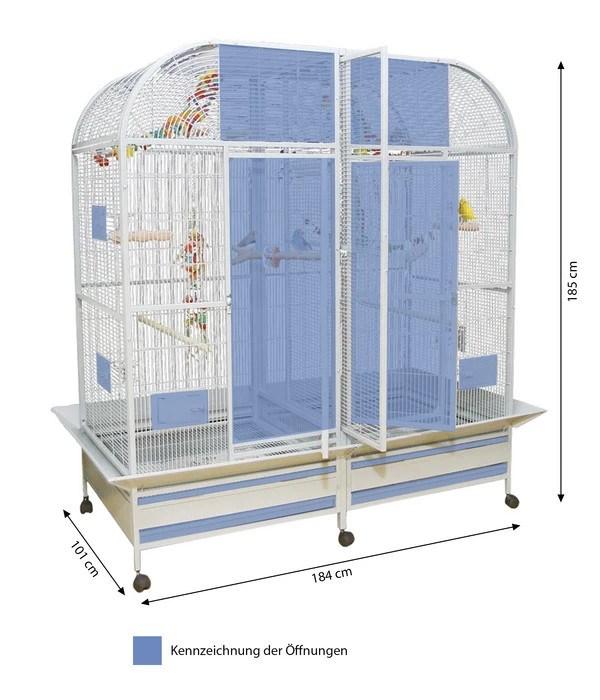 Montana Vogelvoliere Palace II, Platinum 5 Montana Vogelvoliere Palace II, Platinum – Bild 3