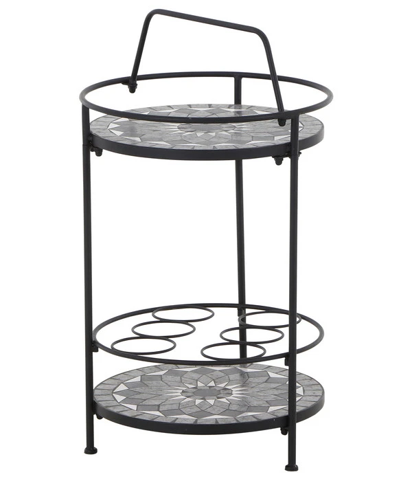 Siena Garden Mosaikbeistelltisch Como, Ca. Ø41/H74 Cm 4 Siena Garden Mosaikbeistelltisch Como, Ca. Ø41/H74 Cm – Bild 2