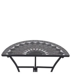 Siena Garden Mosaiktisch Como Halbrund, Ca. B35/H71/T70 Cm 14 Siena Garden Mosaiktisch Como Halbrund, Ca. B35/H71/T70 Cm -Garten Werk Zone 4498796 WE DE 001 TischComoH71cm