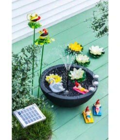 Esotec Solarpumpensystem Rimini-S -Garten Werk Zone 5181383 WE MO 002 KunststoffSchale