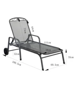 MWH Gartenliege Savoy, Ca. B81/H52/T187 Cm 11 MWH Gartenliege Savoy, Ca. B81/H52/T187 Cm -Garten Werk Zone 5312897 WE BG 001 MWHLiegeSavoy