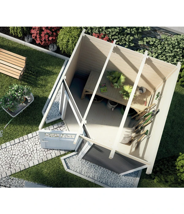 Weka Gartenhaus 229 Gr.1, Ca. B244/H217/T244 Cm 4 Weka Gartenhaus 229 Gr.1, Ca. B244/H217/T244 Cm – Bild 2