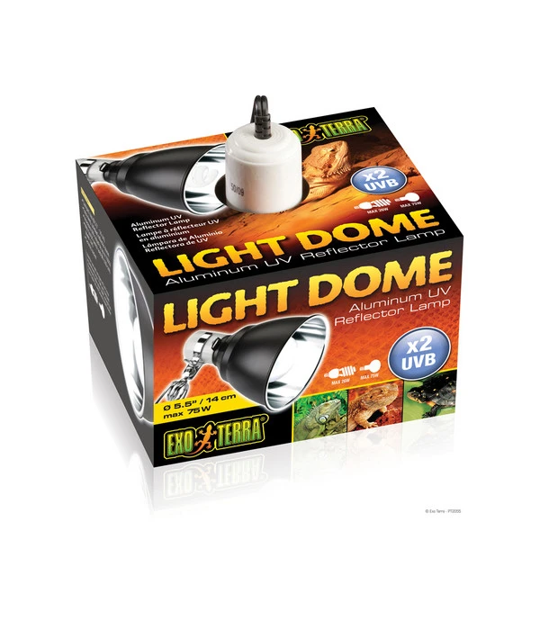 Exo Terra® Light Dome Aluminium UV Reflektorlampe 3 Exo Terra® Light Dome Aluminium UV Reflektorlampe