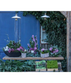 Grabstrauß Unvergessen, Ca. Ø30 Cm 7 Grabstrauß Unvergessen, Ca. Ø30 Cm -Garten Werk Zone 6462931 WE MO 001 SerieUnvergessenPremiumAllerheiligen2023