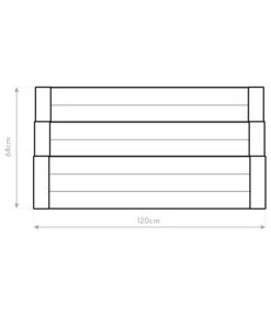 Westmann Treppenhochbeet Premium, Ca. B120/H64/T76 Cm 11 Westmann Treppenhochbeet Premium, Ca. B120/H64/T76 Cm -Garten Werk Zone 6610810 WE DE 002 50NorthTreppenhochbeet