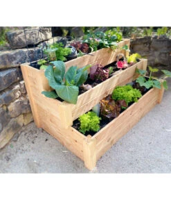 Westmann Treppenhochbeet Premium, Ca. B120/H64/T76 Cm 9 Westmann Treppenhochbeet Premium, Ca. B120/H64/T76 Cm -Garten Werk Zone 6610810 WE MO 002 50NorthTreppenhochbeet