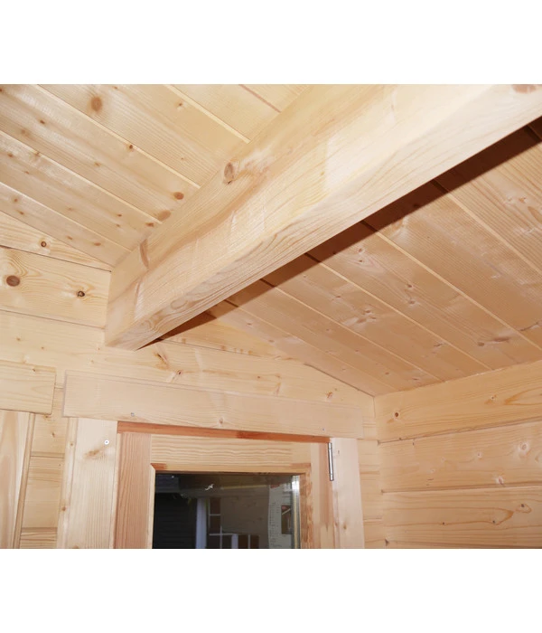 Wolff Finnhaus Gartenhaus Trondheim 70-D, Inkl. Seitendach Rechts 10 Wolff Finnhaus Gartenhaus Trondheim 70-D, Inkl. Seitendach Rechts – Bild 8