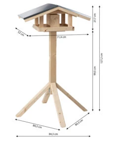 Dehner Natura Futterhaus Karwendel, Natur, Inkl. Ständer, Ca. B84,3/H127,2/T84,3 Cm 17 Dehner Natura Futterhaus Karwendel, Natur, Inkl. Ständer, Ca. B84,3/H127,2/T84,3 Cm -Garten Werk Zone 6622898 WE BG 001 DehnerNaturaKarwendelSatteldachStaendeNaturnew