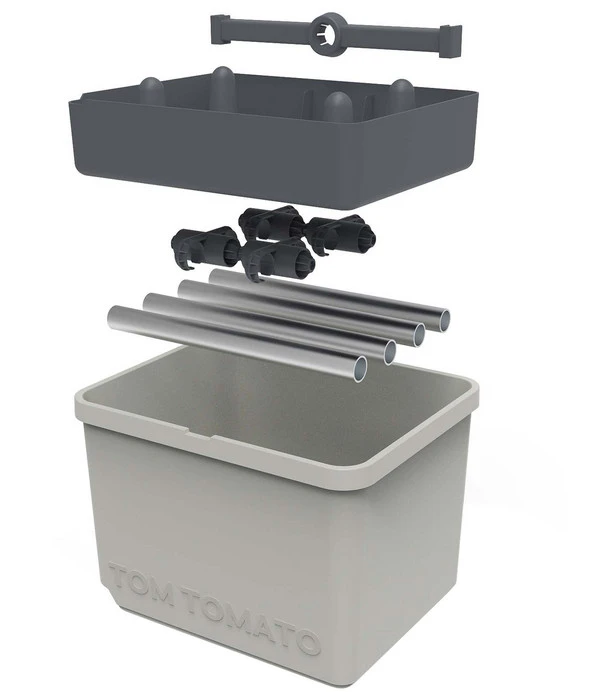 Gusta Garden Tomatentopf Tom Tomato, Ca. B35/H135/T28 Cm 4 Gusta Garden Tomatentopf Tom Tomato, Ca. B35/H135/T28 Cm – Bild 2