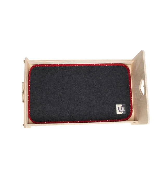 Bunny® NATURE Bedding Einstreumatte Easy Mini, Anthrazit/rot, Ca. B48/H28 Cm 5 Bunny® NATURE Bedding Einstreumatte Easy Mini, Anthrazit/rot, Ca. B48/H28 Cm – Bild 3