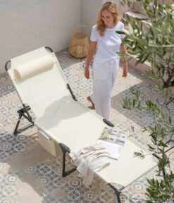 Dehner Gartenliege Mallorca, Ca. B71/H106/T227 Cm 27 Dehner Gartenliege Mallorca, Ca. B71/H106/T227 Cm -Garten Werk Zone 6635163 WE MO 002 LiegeMallorcaVanilla