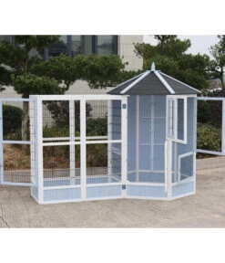 Dehner Vogelvoliere Santorini, Weiß/blau, Ca. Ø132/H180 Cm 18 Dehner Vogelvoliere Santorini, Weiß/blau, Ca. Ø132/H180 Cm -Garten Werk Zone 6640585 6941041 6941058 WE MO 003 MQVHSantoriniGehege