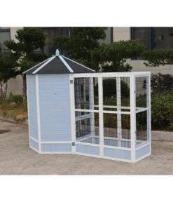 Dehner Vogelvoliere Santorini, Weiß/blau, Ca. Ø132/H180 Cm 19 Dehner Vogelvoliere Santorini, Weiß/blau, Ca. Ø132/H180 Cm -Garten Werk Zone 6640585 6941041 6941058 WE MO 004 MQVHSantoriniGehege