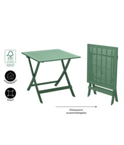 Dehner Klapptisch Stavanger, Ca. B80/H75/T80 Cm 23 Dehner Klapptisch Stavanger, Ca. B80/H75/T80 Cm -Garten Werk Zone 6666481 WE IG 001 KlapptischStavanger