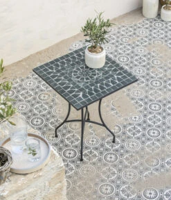 Dehner Mosaiktisch Madeleine, Eckig -Garten Werk Zone 6666549 WE MO 002 DehnerMosaiktischMadeleineeckigklein