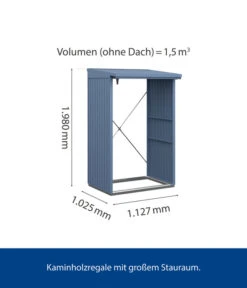 Hörmann Berry-Kaminholzregal Classic 12 Hörmann Berry-Kaminholzregal Classic -Garten Werk Zone 6667935 WE BG 001 HoermannKaminholzregal
