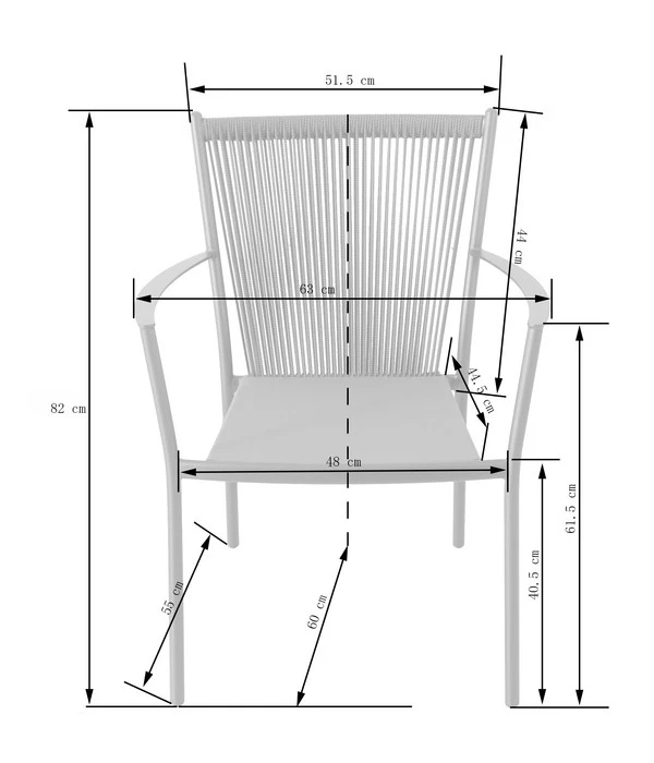 Dehner Stapelstuhl Delphi 4 Dehner Stapelstuhl Delphi – Bild 2