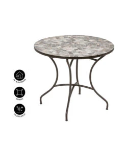 Dehner Mosaiktisch Grazia 12 Dehner Mosaiktisch Grazia -Garten Werk Zone 6702328 WE IG 001 MosaiktischGrazia90cmFINAL