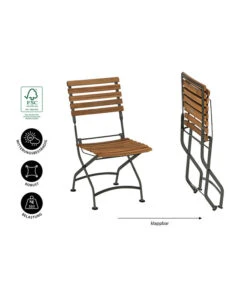 Dehner Klappstuhl Tegernsee -Garten Werk Zone 6708051 WE IG 001 KLAPPSTUHLTEGERNSEE