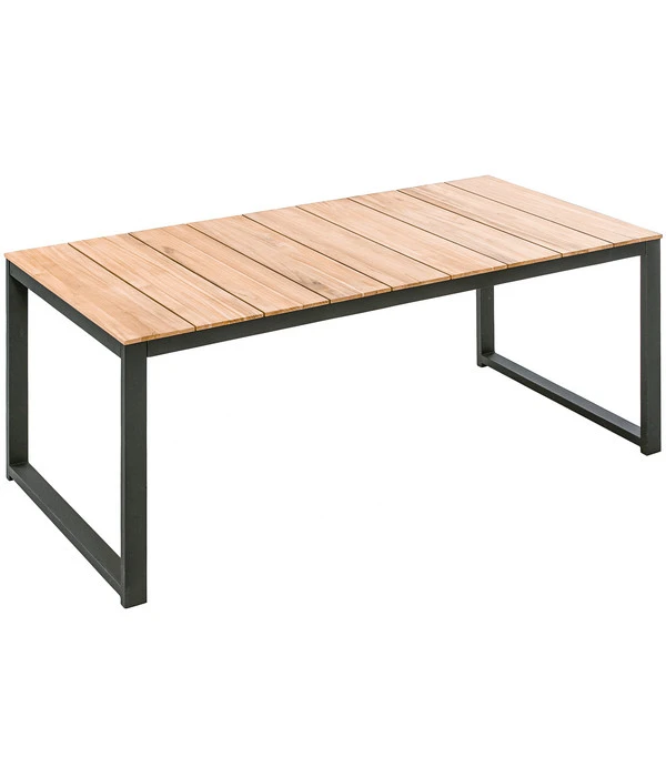 Dehner Gartentisch Chicago Wood, Ca. B180/H74/T90 Cm 3 Dehner Gartentisch Chicago Wood, Ca. B180/H74/T90 Cm