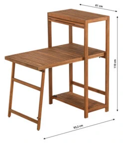 Dehner Balkonset Neapel, 3-teilig -Garten Werk Zone 6712368 WE BG 001 BalkonsetNeapel