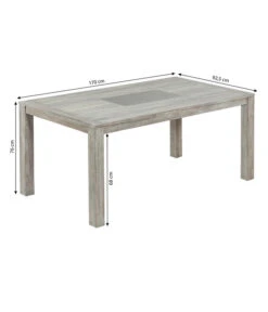 Dehner Tisch Stockholm, Ca. B170/H76/T92,5 Cm 15 Dehner Tisch Stockholm, Ca. B170/H76/T92,5 Cm -Garten Werk Zone 6714695 WE BG 001 TischStockholmFINAL