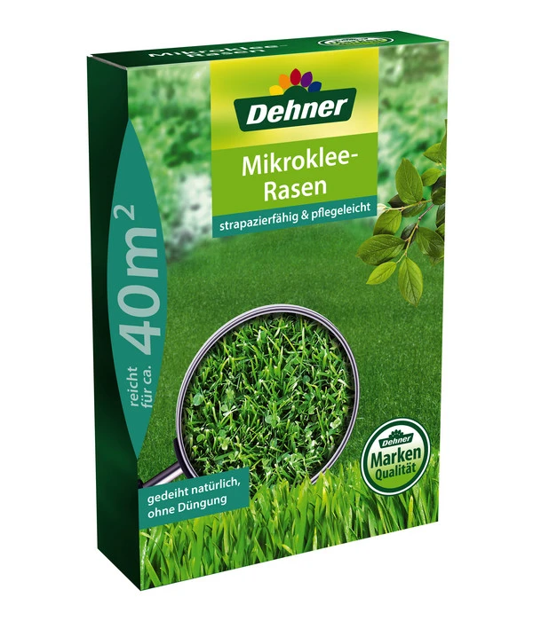 Dehner Saatgut Mikroklee-Rasensaatmischung 3 Dehner Saatgut Mikroklee-Rasensaatmischung