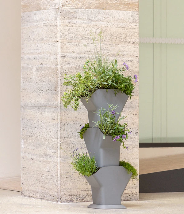 Kunststoff-Pflanzbaum-Set, Grau, Ca. B31,3/H77,3/31,3 Cm 8 Kunststoff-Pflanzbaum-Set, Grau, Ca. B31,3/H77,3/31,3 Cm – Bild 6