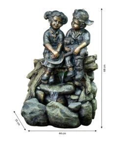 Dehner Polyresin-Gartenbrunnen Friends, Ca. B44/H68/T35 Cm 8 Dehner Polyresin-Gartenbrunnen Friends, Ca. B44/H68/T35 Cm -Garten Werk Zone 6742860 WE BG 001 BrunnenFriendsNEU