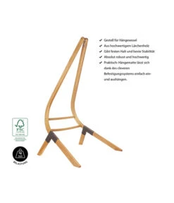 La Siesta Hängesesselgestell Calma Nature 12 La Siesta Hängesesselgestell Calma Nature -Garten Werk Zone 6743306 WE IG 001 HMStaenderCalmaNature