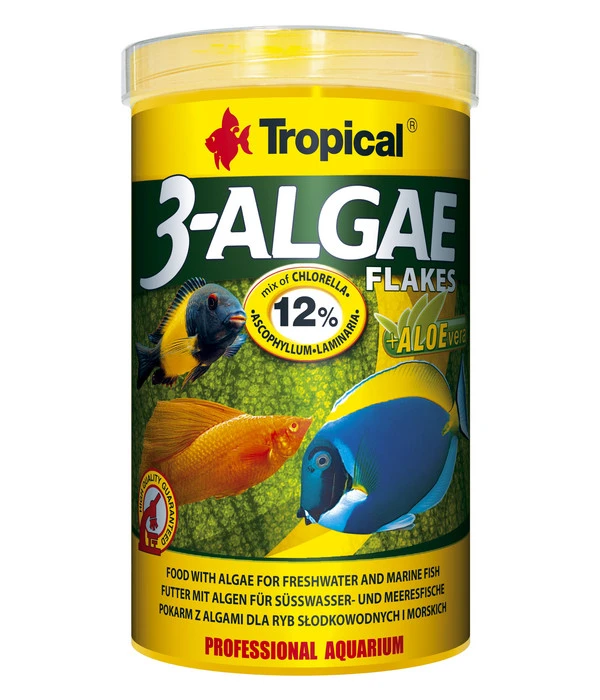 Tropical® Fischfutter 3-Algae Flakes 3 Tropical® Fischfutter 3-Algae Flakes