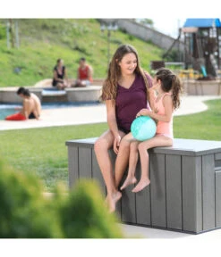 Lifetime Kissenbox Harmony, 570 L -Garten Werk Zone 6752950 WE MO 002 Kissenbox570LDunkelgrau