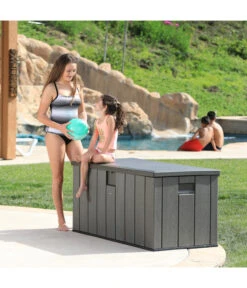 Lifetime Kissenbox Harmony, 570 L -Garten Werk Zone 6752950 WE MO 003 Kissenbox570LDunkelgrau