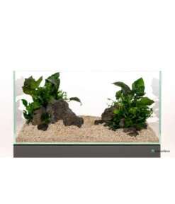 Aquadeco Aquariumdeko Set Schwarze Premium Lava -Garten Werk Zone 6763676 WE D 002 AquadecoSchwarzerFelsenLava